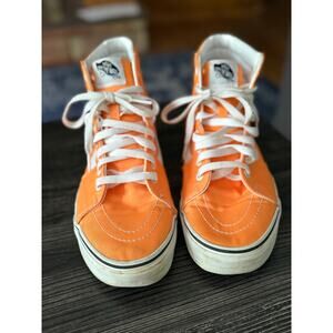 VANS Sk8-Hi 'Neon Blazing Orange' Sneakers Sz. M9.5 W11